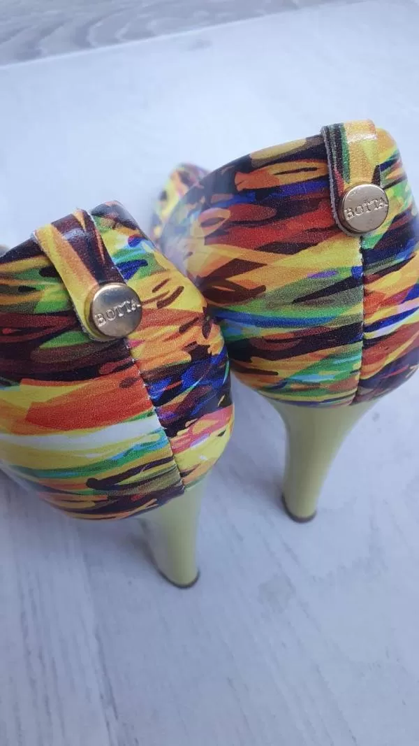 Pantofi cu toc înalt Botta EU 40 | Multicolor, Piele naturală - Image 4