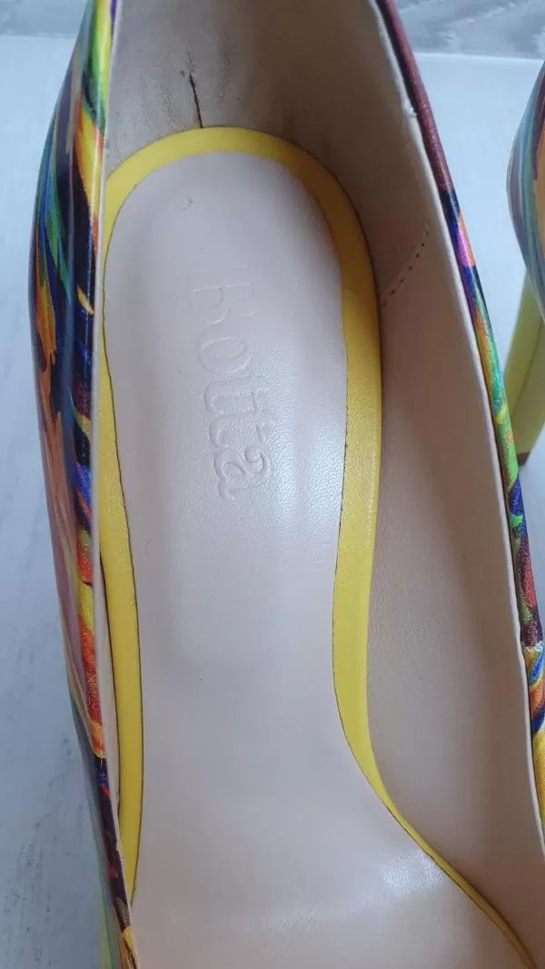 Pantofi cu toc înalt Botta EU 40 | Multicolor, Piele naturală - Image 5