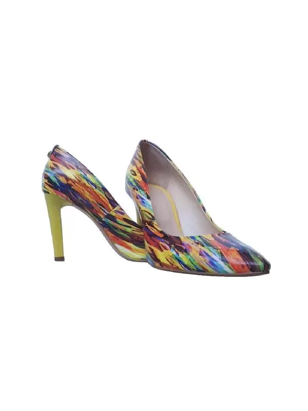 Pantofi cu toc înalt Botta EU 40 | Multicolor, Piele naturală