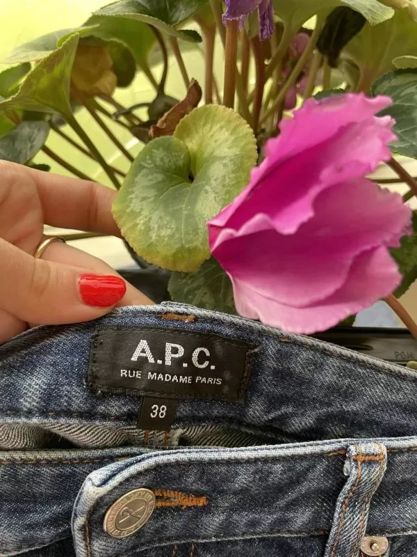 Blugi A.P.C EU 38 | Albastru, Lungi, Bumbac - Image 4