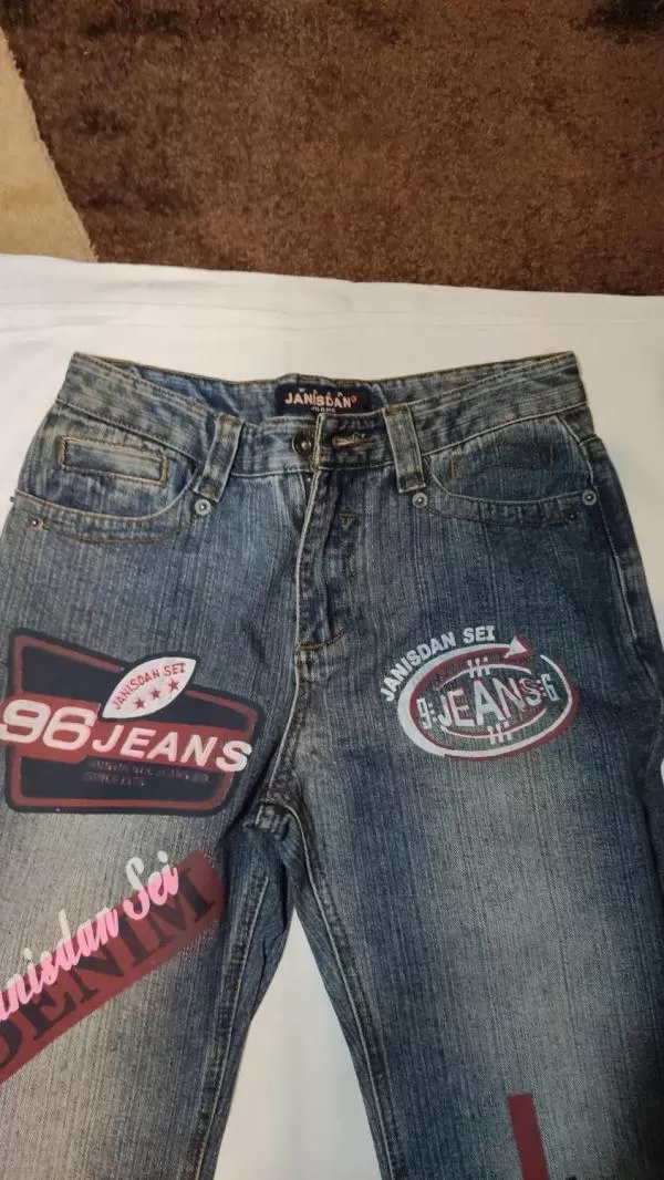 Blugi Janisdan EU 30 | Albastru, Lungi, Denim - Image 7