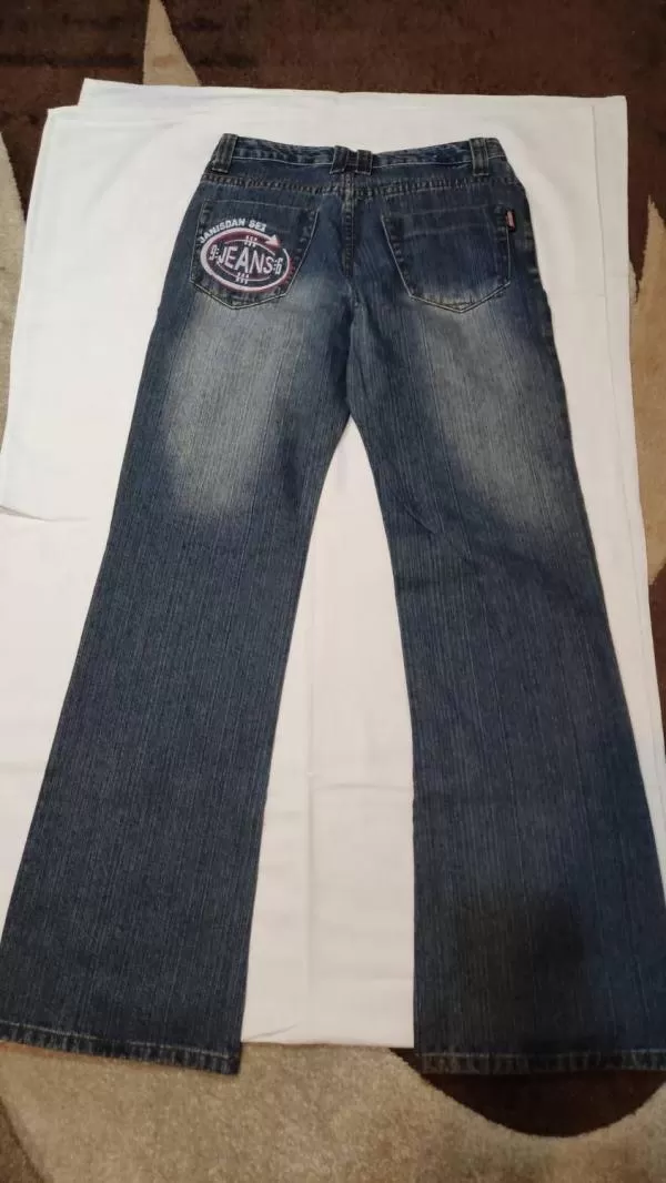 Blugi Janisdan EU 30 | Albastru, Lungi, Denim - Image 9