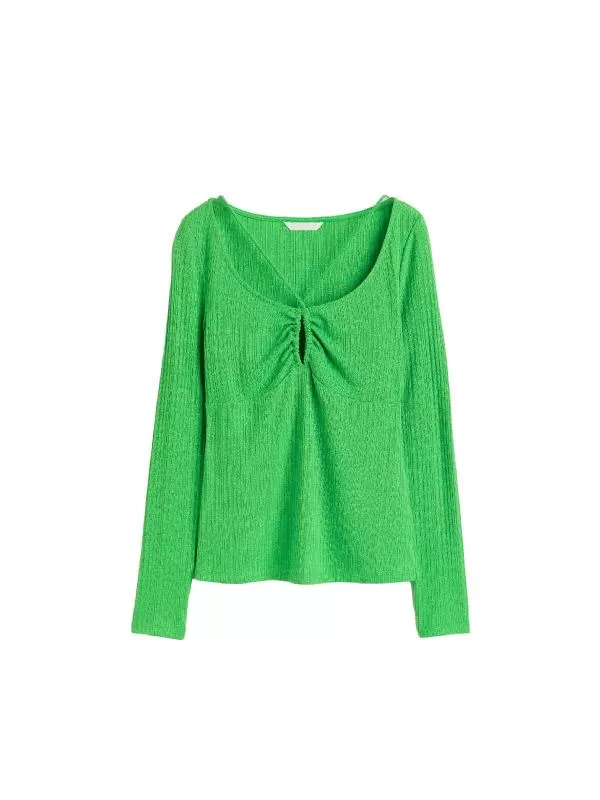 Bluză H&M EU 36 | Verde, Normal, Poliester
