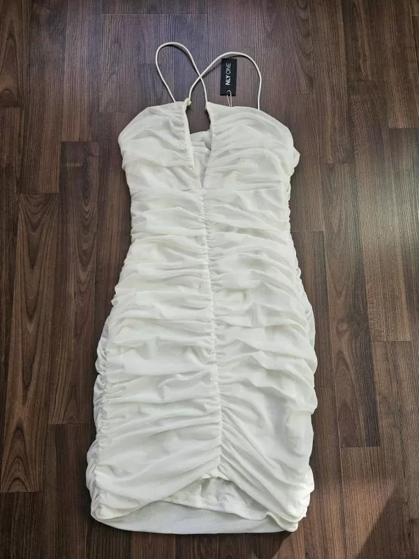Rochie de seară NLY One S | Alb, Mini, Poliester - Image 6