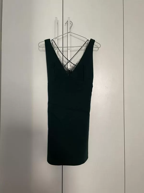 Rochie de seară Zara EU 34 | Verde, Mini - Image 7