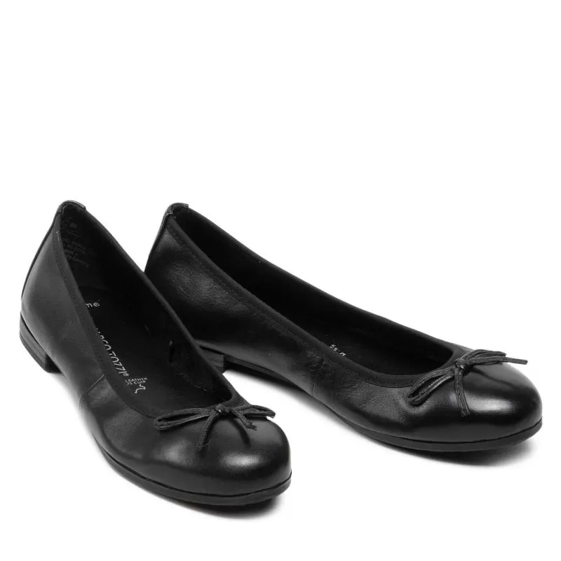 Balerini Marco Tozzi EU 39 | Negru, Piele naturală - Image 2