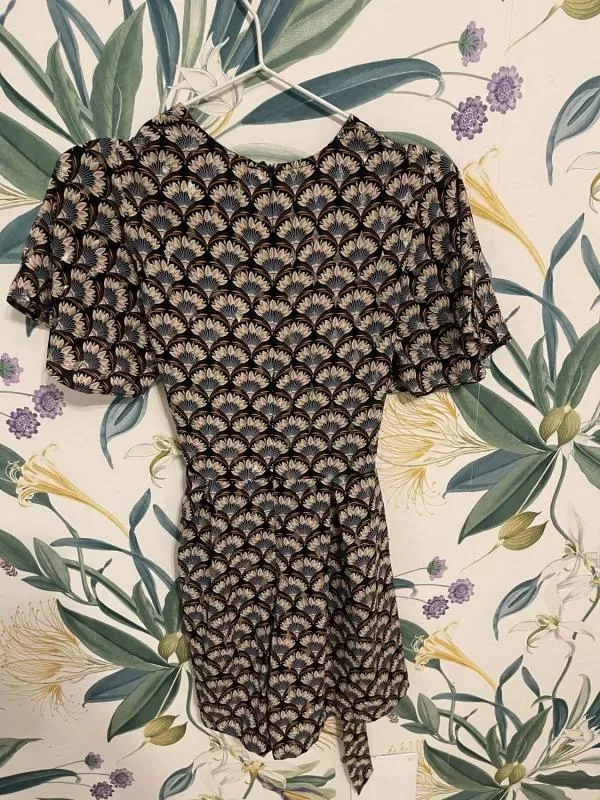 Salopetă Vintage Dressing EU 36 | Bej, Lungă, Poliester - Image 3
