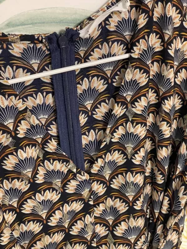 Salopetă Vintage Dressing EU 36 | Bej, Lungă, Poliester - Image 5