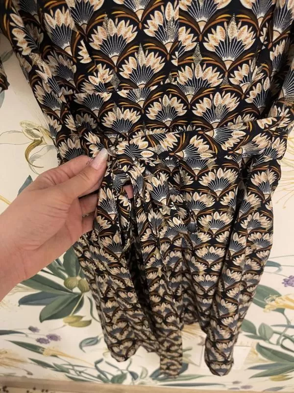 Salopetă Vintage Dressing EU 36 | Bej, Lungă, Poliester - Image 6