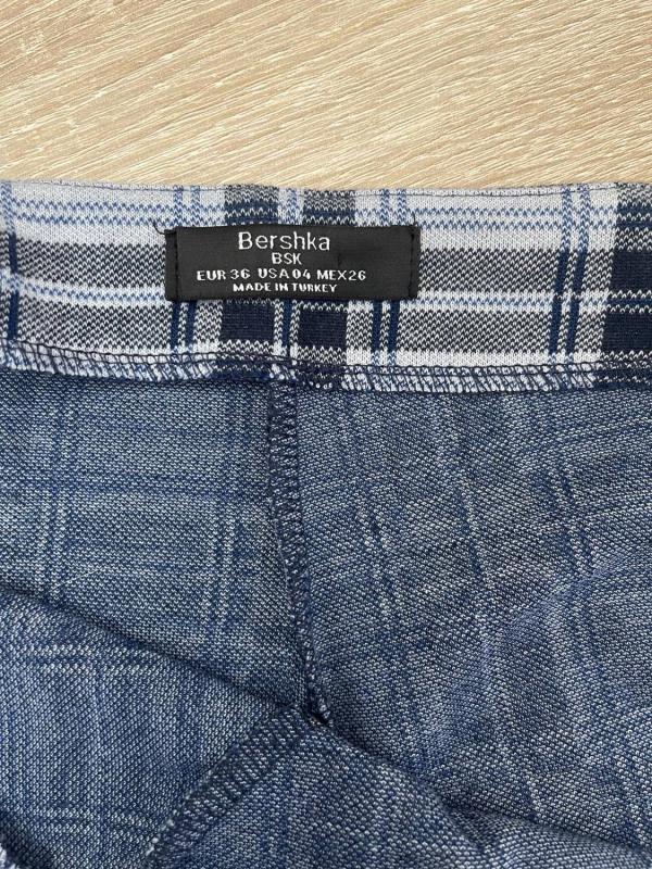 Pantaloni Bershka EU 36 | Gri, Scurți, Elastan - Image 5