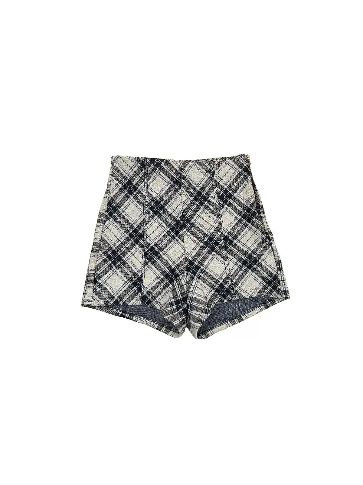 Pantaloni Bershka EU 36 | Gri, Scurți, Elastan