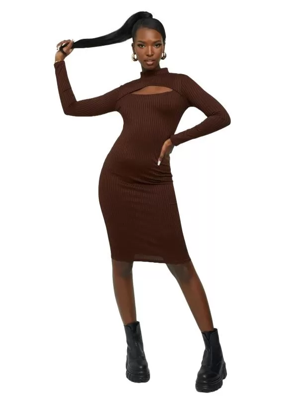 Rochie casual Parisian EU 38 | Maro, Midi, Poliester