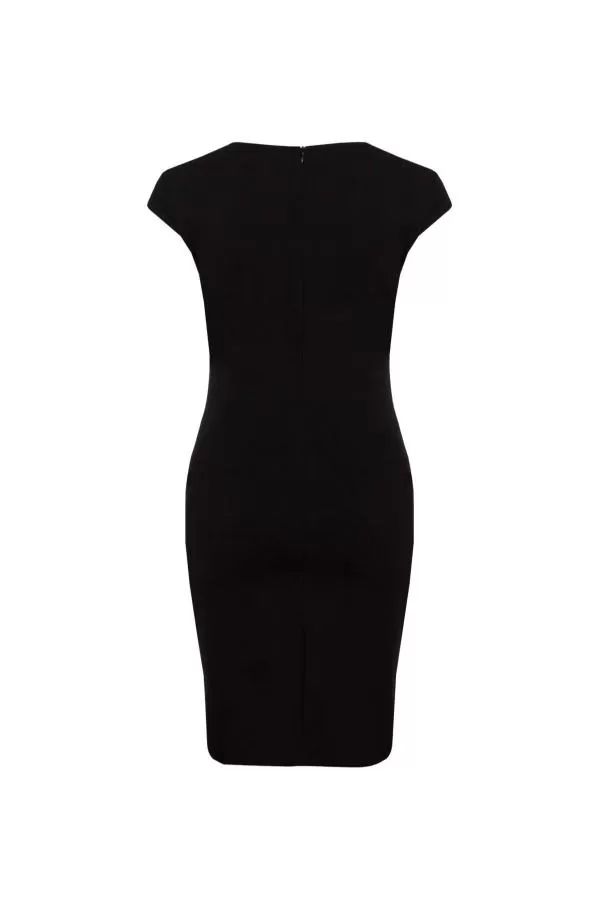 Rochie casual Desigual L | Negru, Midi, Poliester - Image 4
