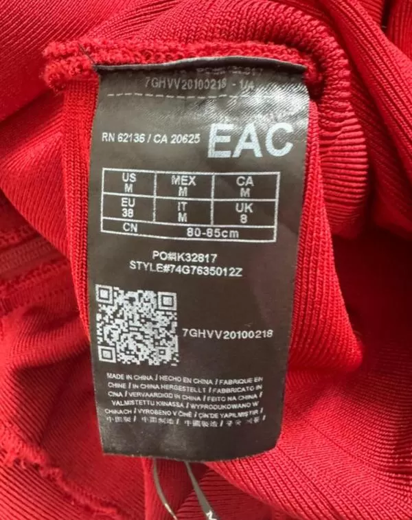 Rochie de seară Guess EU 38 | Cărămiziu, Maxi, Poliester - Image 7