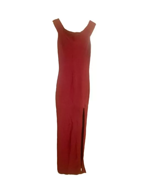 Rochie de seară Guess EU 38 | Cărămiziu, Maxi, Poliester