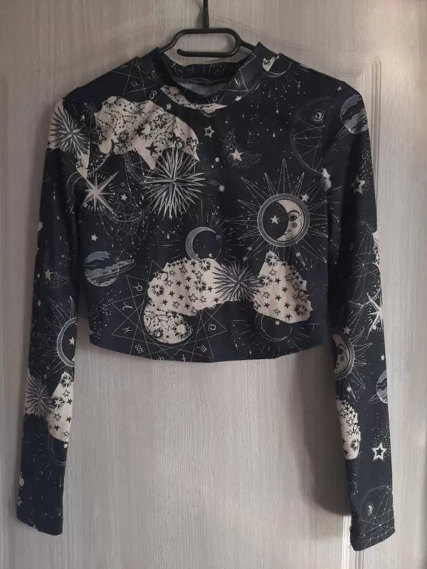 Bluză Shein S | Negru, Normal, Poliester - Image 2