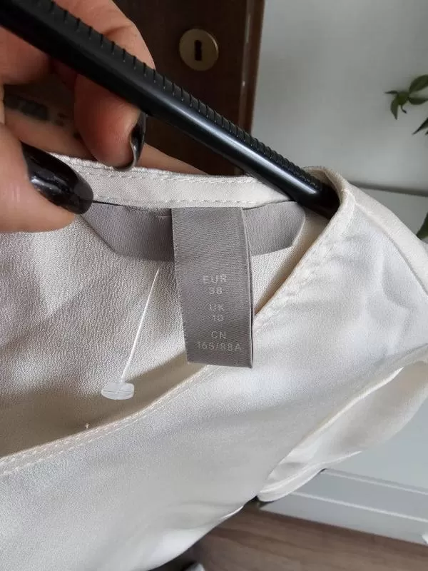 Cămașă H&M EU 38 | Bej, Normal - Image 3