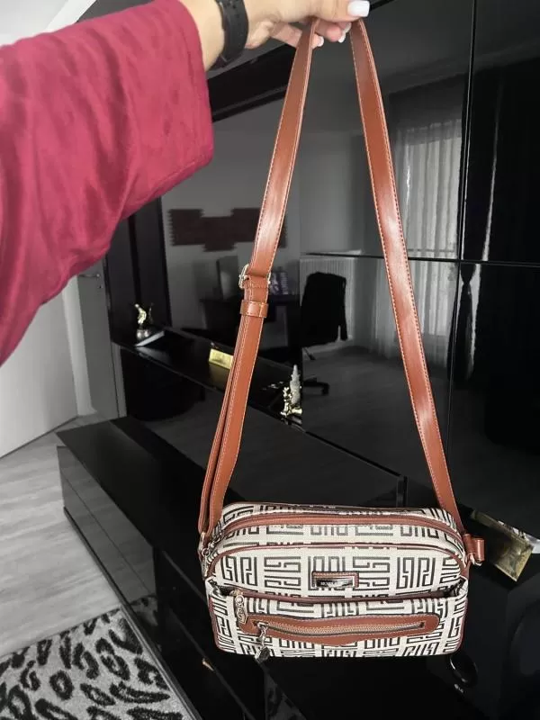 Geantă de umăr Silver&Polo | Maro - Image 10