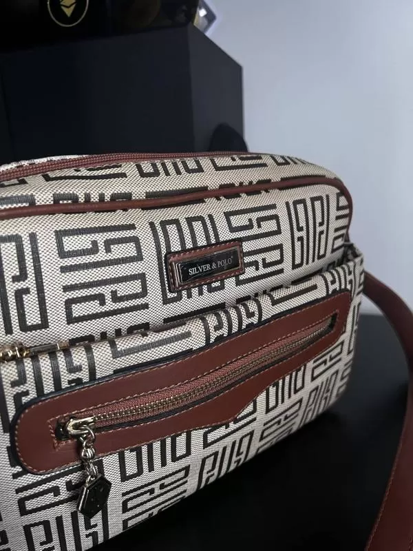 Geantă de umăr Silver&Polo | Maro - Image 3