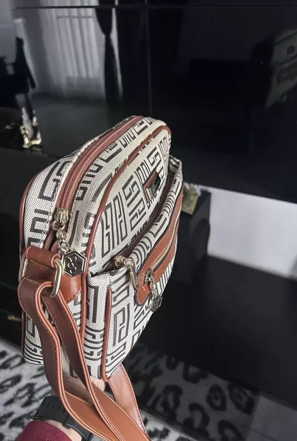 Geantă de umăr Silver&Polo | Maro - Image 7