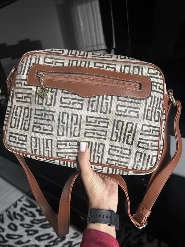 Geantă de umăr Silver&Polo | Maro - Image 9