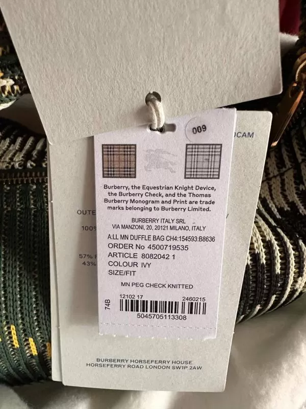 Geantă de umăr Burberry | Verde, Poliamidă - Image 10