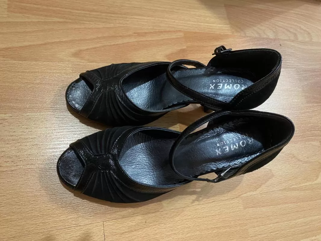 Pantofi cu toc înalt Romex Collection EU 36 | Negru, Piele naturală - Image 2