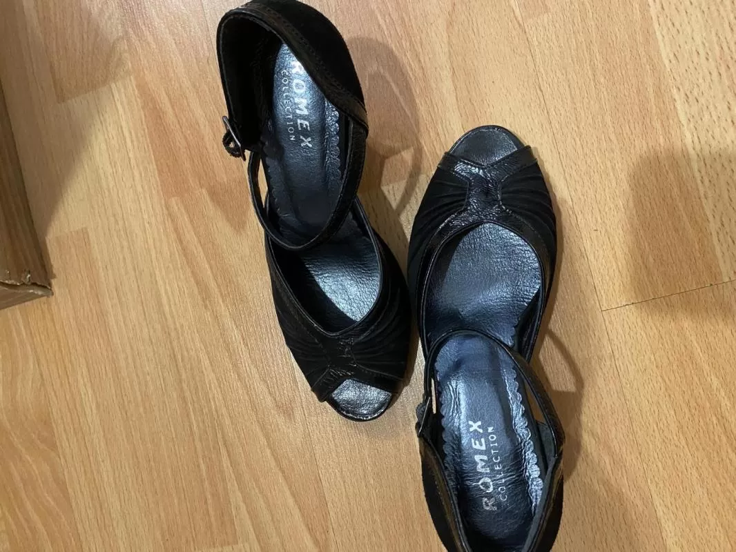 Pantofi cu toc înalt Romex Collection EU 36 | Negru, Piele naturală - Image 3