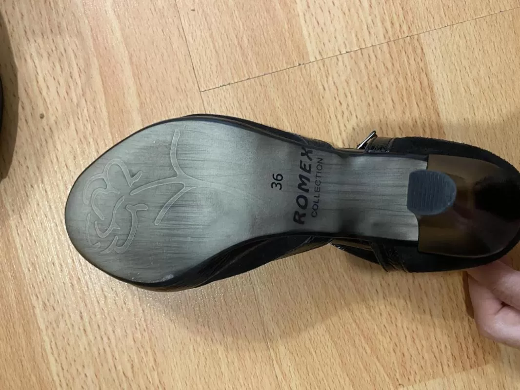 Pantofi cu toc înalt Romex Collection EU 36 | Negru, Piele naturală - Image 5