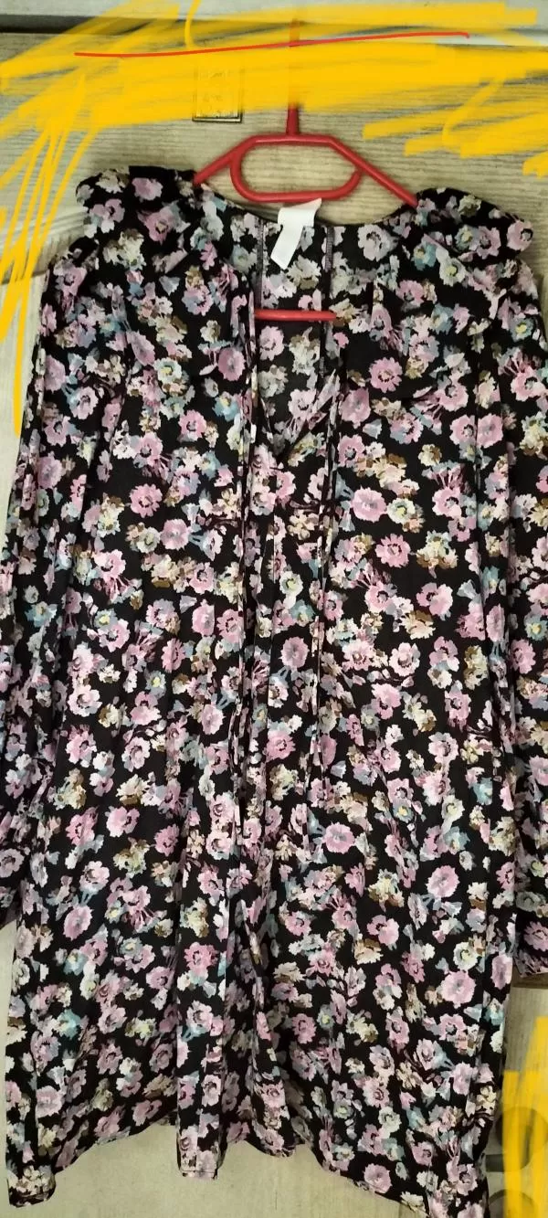 Rochie casual H&M EU 36 | Multicolor, Mini, Bumbac - Image 3