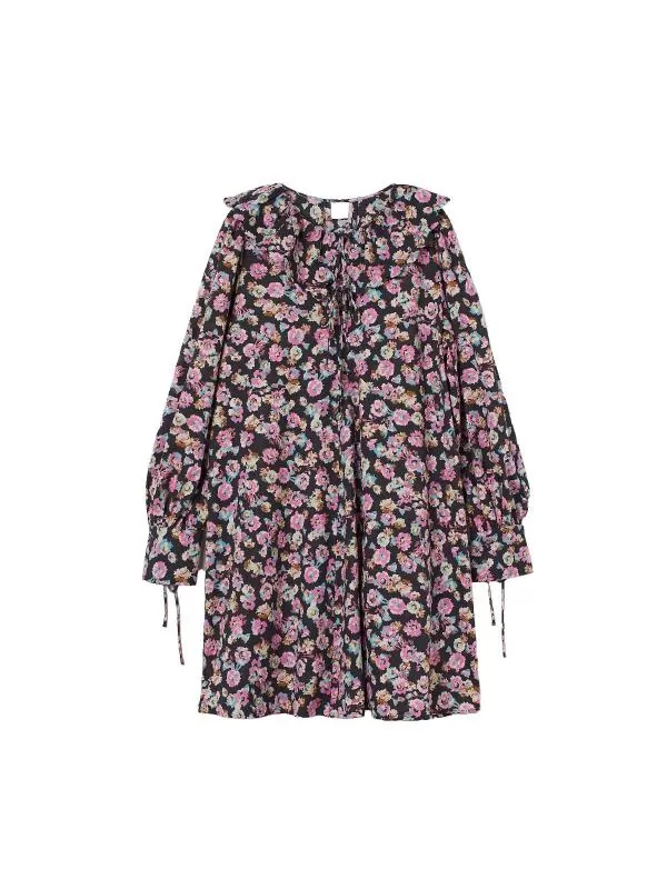Rochie casual H&M EU 36 | Multicolor, Mini, Bumbac