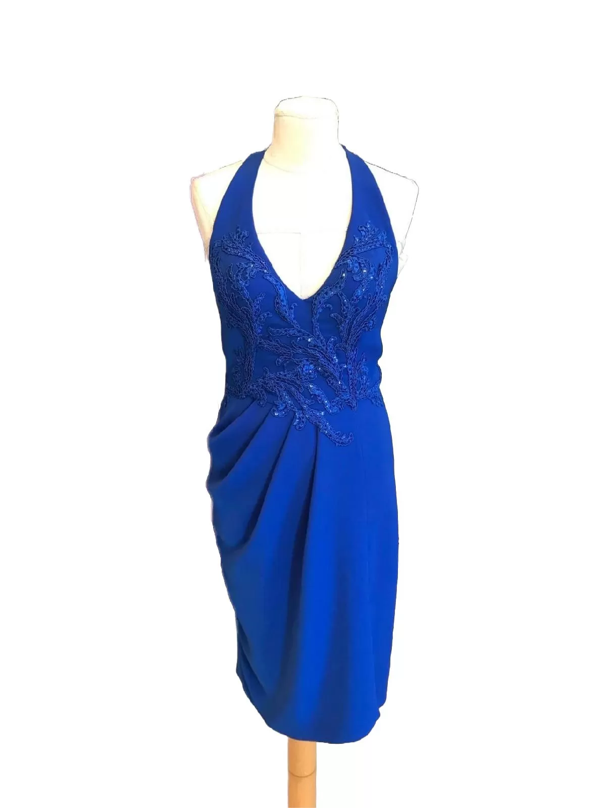 Rochie de seară IRINA ROSS ATELIER EU 36 | Albastru, Mini