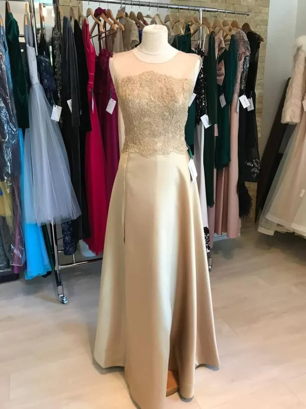 Rochie de seară IRINA ROSS ATELIER EU 38 | Auriu, Maxi - Image 2
