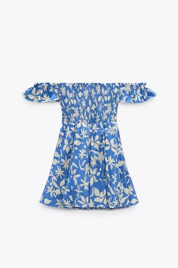 Rochie casual Zara EU 38 | Albastru, Mini, Vâscoză - Image 2