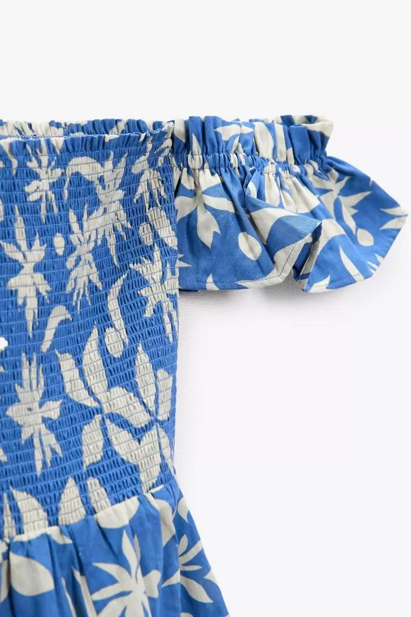 Rochie casual Zara EU 38 | Albastru, Mini, Vâscoză - Image 3