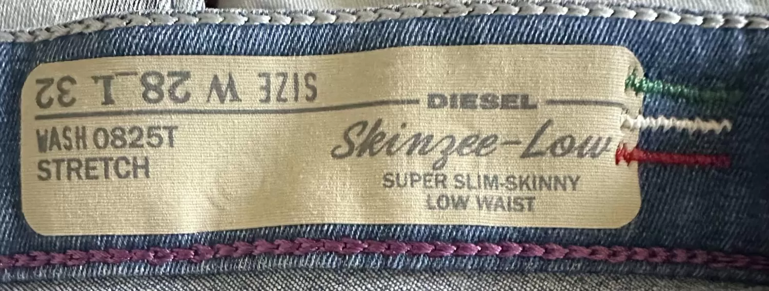Blugi Diesel S-M | Albastru, Lungi, Bumbac - Image 4