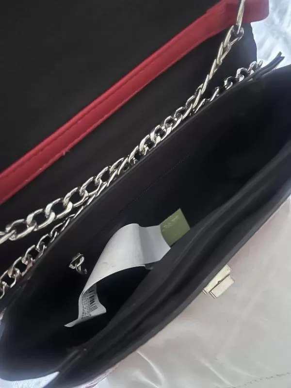 Geantă de umăr Stradivarius | Cărămiziu - Image 4
