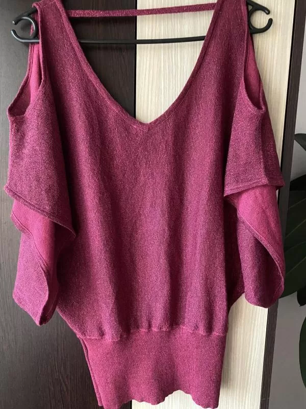 Bluză SalsaJeans EU 36 | Mov, Normal, Acrilic - Image 3