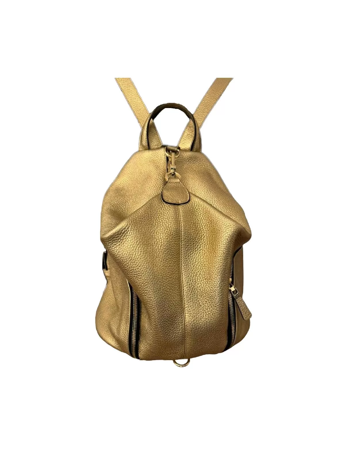 Rucsac ANNA CORI | Auriu, Piele naturală