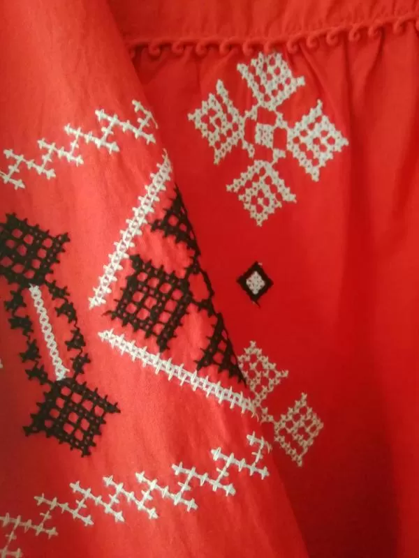 Bluză Zara XS | Roșu, Normal, Bumbac - Image 7