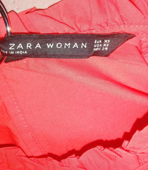 Bluză Zara XS | Roșu, Normal, Bumbac - Image 5