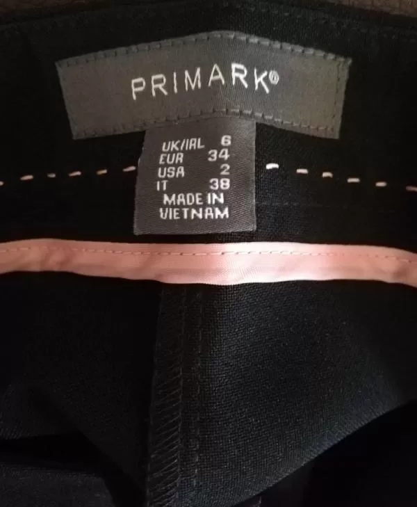 Pantaloni Primark EU 34 | Negru, Lungi, Poliester - Image 4