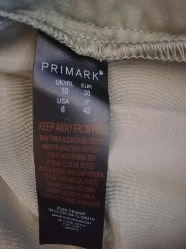 Colanți sport Primark EU 38 | Khaki, Poliester - Image 4