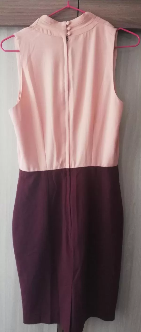 Rochie office H&M EU 36 | Roz, Mini, Poliester - Image 3