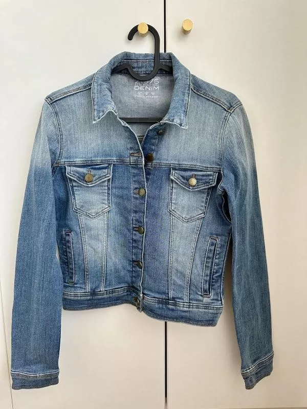 Geacă din denim Zara S | Albastru, Fără glugă, Denim - Image 2