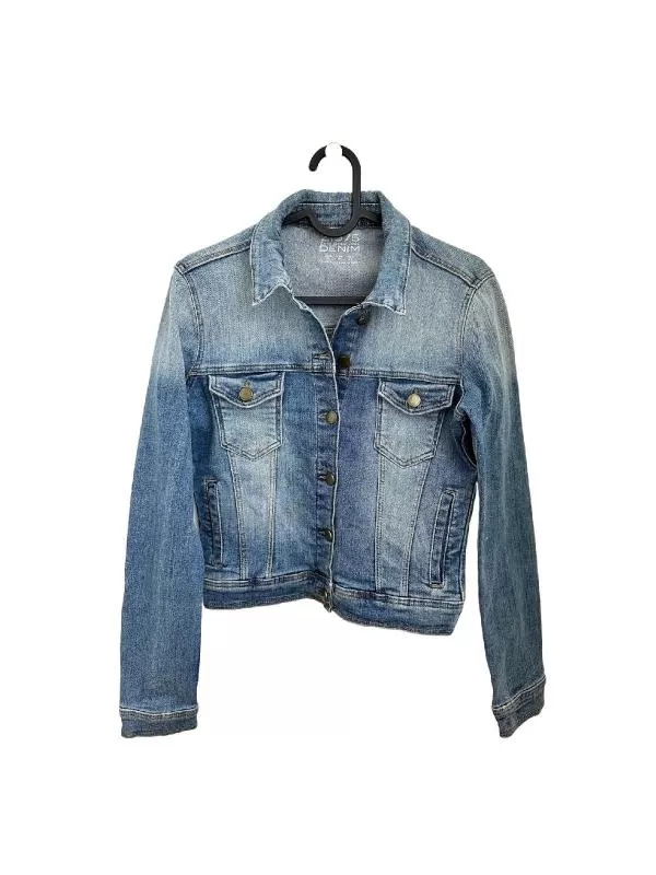 Geacă din denim Zara S | Albastru, Fără glugă, Denim