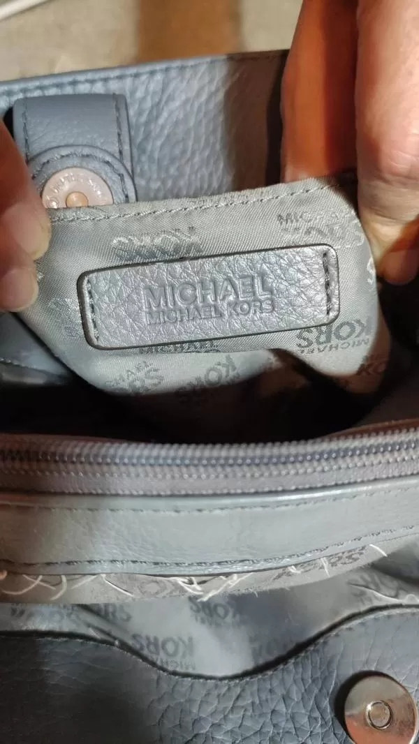 Geantă de mână Michael Kors | Gri, Piele naturală - Image 8