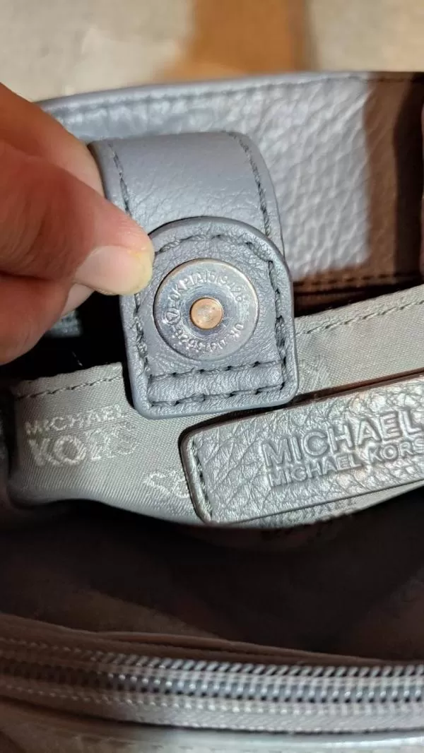 Geantă de mână Michael Kors | Gri, Piele naturală - Image 9