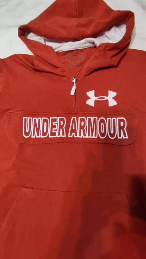 Hanorac Under Armour XL | Burgundy, Normal, Bumbac - Image 4