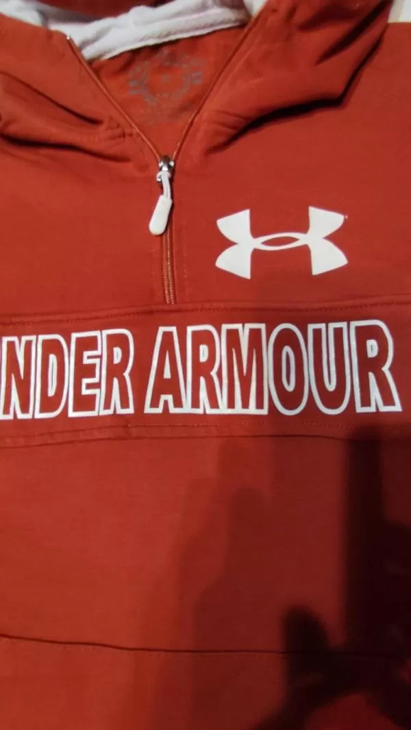 Hanorac Under Armour XL | Burgundy, Normal, Bumbac - Image 5